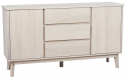 Dressoir \'Yumi\' 152x84cm - Witgepigmenteerd Eiken