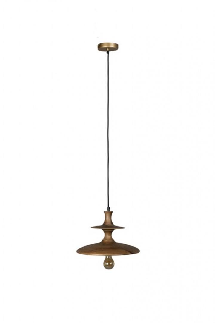 Plafondlamp \'Cath\' 34x34 - Bruin in de groep Verlichting / Lampen / Plafonds bij Reforma (5300217)