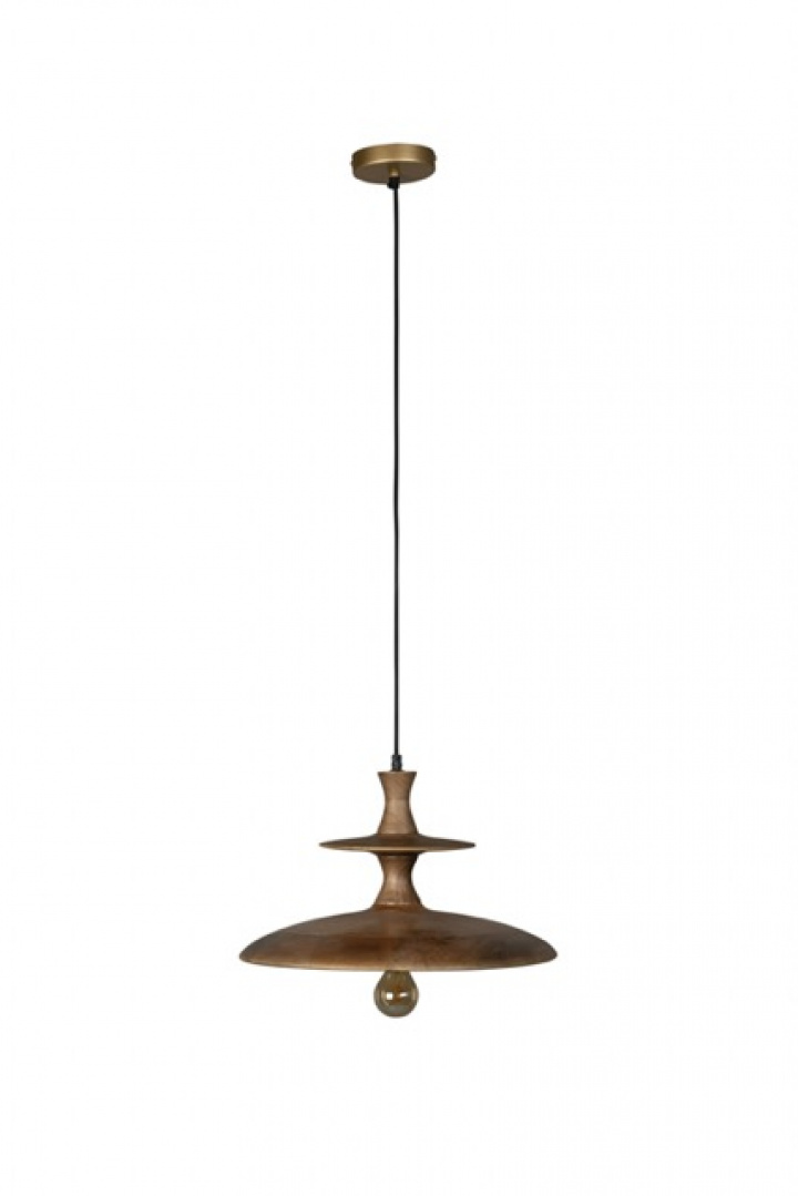 Plafondlamp \'Cath\' 43x43 - Goud in de groep Verlichting / Lampen / Plafonds bij Reforma (5300218)