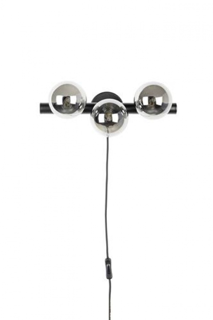 Wandlamp \'Monica\' - Zwart in de groep Verlichting / Lampen / Wandlampen bij Reforma (5400049)