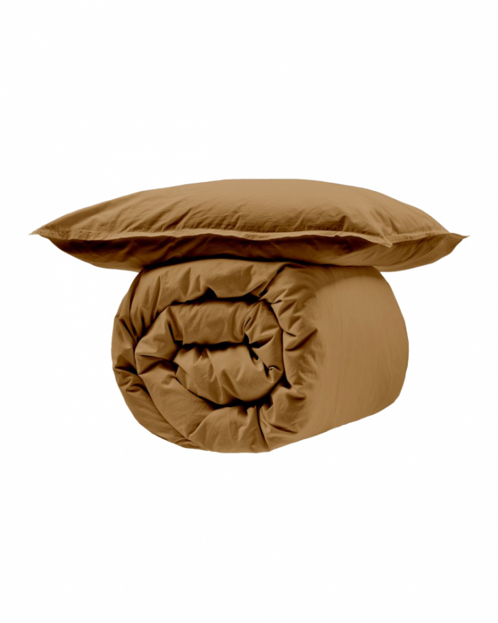 Dekbedovertrek \'Ingrid\' 200x135 - Bruin in de groep Inrichting / Textiel / Beddengoed bij Reforma (561140908)