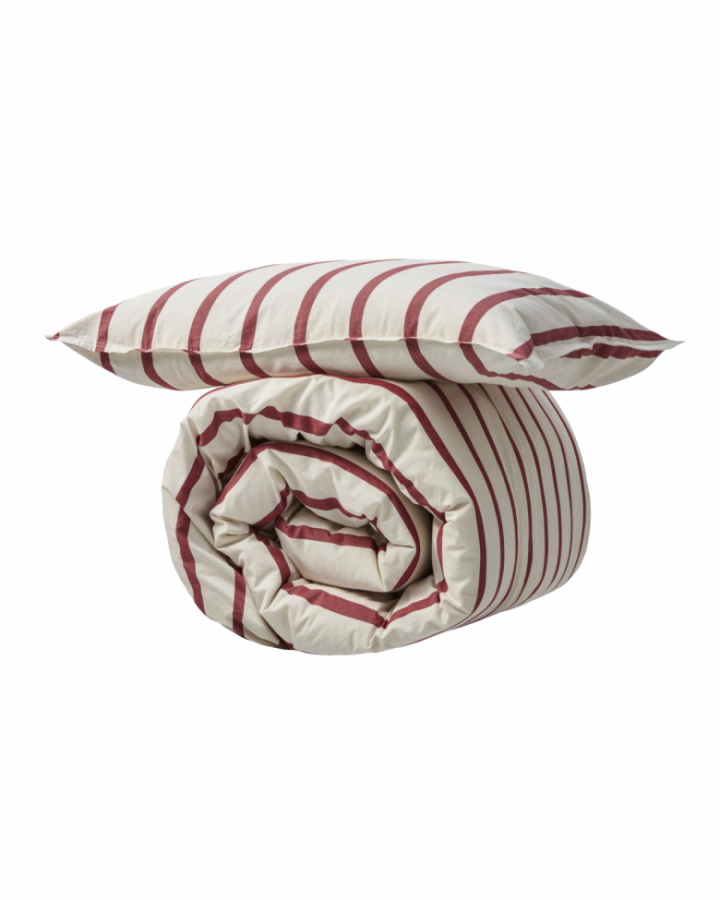 Dekbedovertrek \'Wegga\' 210x150 - Rood/Wit in de groep Inrichting / Textiel / Beddengoed bij Reforma (561141204)