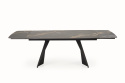 Eettafel \'Armani\' 165-241cm - Zwart