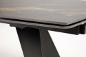 Eettafel \'Armani\' 165-241cm - Zwart