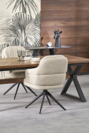 Eettafel \'Baron\' 200-350cm - Natuur/zwart