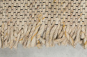 Wollen kleed \'Frills\' 170x240cm - Beige