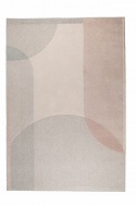 Wollen kleed \'Dream\' 200x300cm - Natuur/Roze