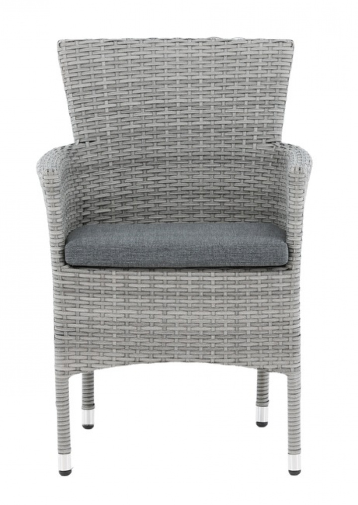 Fauteuil \'Kristianstad\' - Grijs in de groep Meubels / Tuinmeubelen / Tuin stoelen bij Reforma (6011-002)