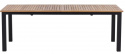 Eettafel \'Pinntorp\' 224x100 cm - Zwart