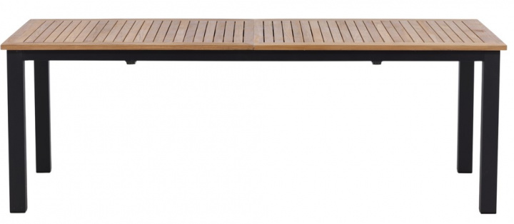 Eettafel \'Pinntorp\' 224x100 cm - Zwart in de groep Meubels / Tuinmeubelen / Tuin tafel bij Reforma (6025-520)