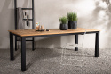 Eettafel \'Pinntorp\' 224x100 cm - Zwart