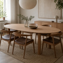 Eettafel \'Uovo\' 220x115cm - Naturel