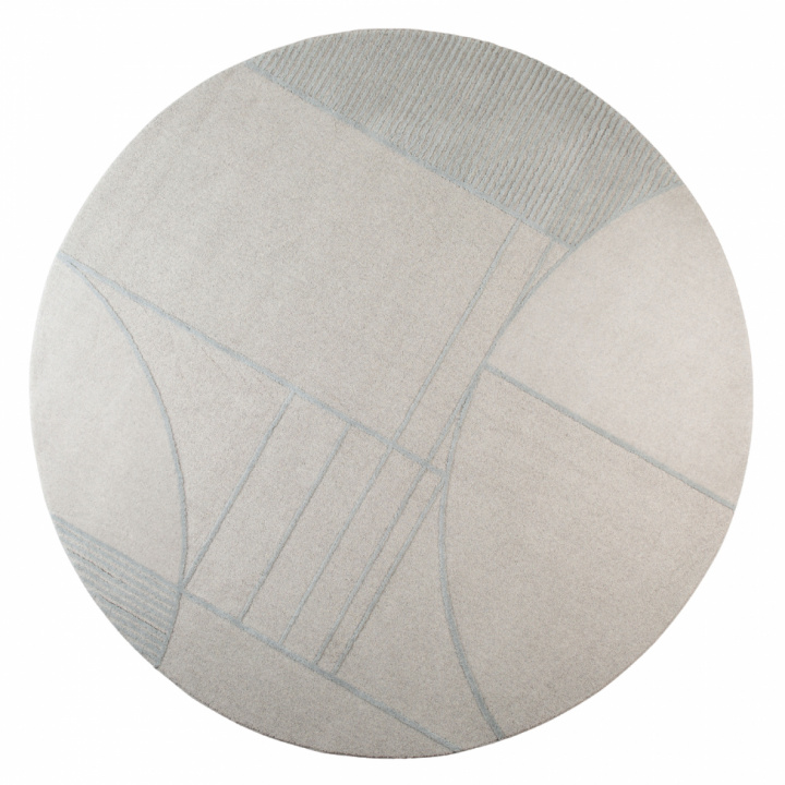 Vloerkleed \'Bliss\' Rond 240cm - Grijs/Blauw in de groep Inrichting / Vloerkleden bij Reforma (6100010)