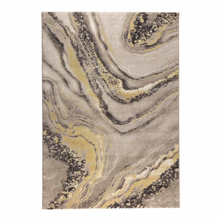 Vloerkleed \'Sol\' 200x290cm - Grijs/geel in de groep Inrichting / Vloerkleden bij Reforma (6100048)