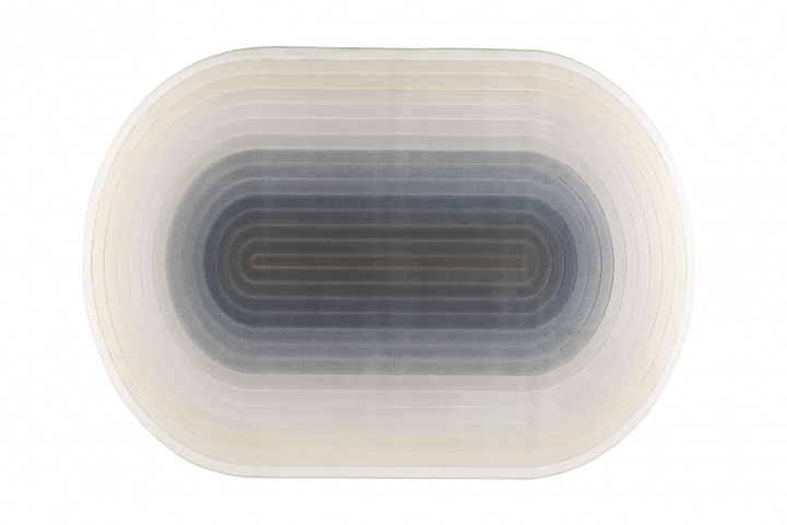 Vloerkleed \'Olympic\' 160x230cm - Blauw in de groep Inrichting / Vloerkleden bij Reforma (6100100)