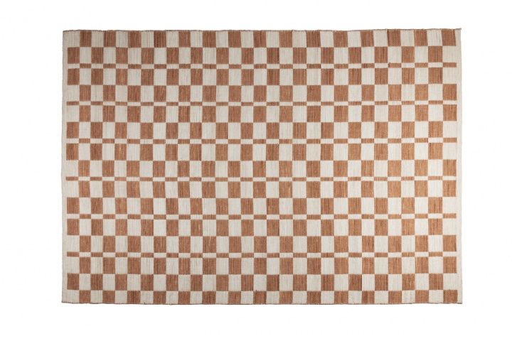 Vloerkleed \'Checker\' 160x230cm - Beige in de groep Inrichting / Vloerkleden bij Reforma (6100126)
