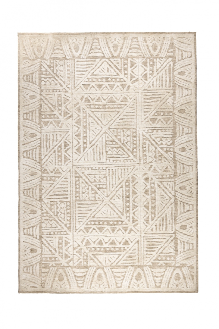 Tapijt \'Carpet Cuzco\' 160x230 cm - Beige in de groep Inrichting / Vloerkleden / Geweven Vloerkleden bij Reforma (6100150)