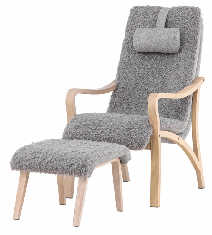 Fauteuil \'Faro\' - Lichtgrijs in de groep Meubels / Zitmeubels / Fauteuils bij Reforma (61201-106)