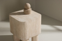Bijzettafel \'Tusa\' 40x40cm - Beige