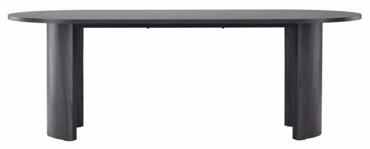 Eettafel \'Vejle\' 200x100cm - Zwart in de groep Meubels / Tafels / Eettafel bij Reforma (61792-100)