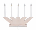 Adventskandelaar \'Katrineholm\' - Wit