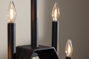 Adventskandelaar \'Norrlund\' - Zwart