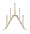 Adventskandelaar \'Norrlund\' - Beige
