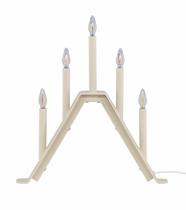 Adventskandelaar \'Norrlund\' - Beige in de groep Verlichting / Lampen / Kerstverlichting bij Reforma (61844-102)