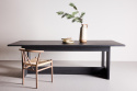 Eettafel \'Lindholmen\' 235x100cm - Zwart