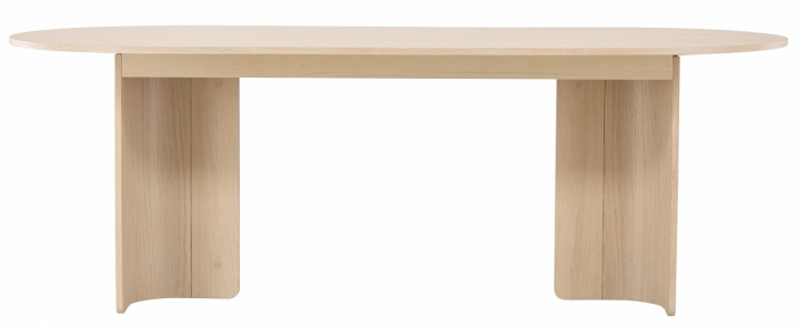 Eettafel \'Tranemo\' Ovaal 220x100x75cm - Wit in de groep Meubels / Tafels bij Reforma (61953-130)