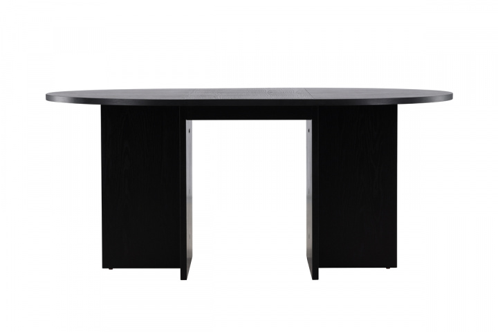 Eettafel \'Strada\' 170x74cm - Zwart in de groep Meubels / Tafels / Eettafel bij Reforma (61993-100)