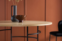 Eettafel \'Copenhagen\' 140x74cm - Witgepigmenteerd/Zwart