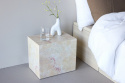 Bijzettafel \'Eira\' 35x25cm - Beige