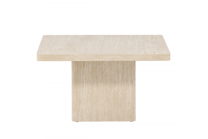 Salontafel \'Qvart\' 80x80cm - Beige in de groep Meubels / Tafels / Salontafels bij Reforma (62060-999)