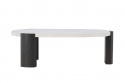Salontafel \'Kres\' 125x71cm - Beige/Zwart