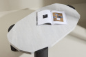 Salontafel \'Kres\' 125x71cm - Beige/Zwart