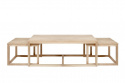 Salontafel \'Makarska\' 3 delen - Natuurlijk