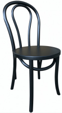 Stoel \'Bistro\' - Hout/Zwart