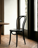 Stoel \'Bistro\' - Hout/Zwart