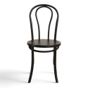 Stoel \'Bistro\' - Hout/Zwart