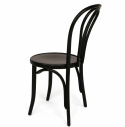 Stoel \'Bistro\' - Hout/Zwart