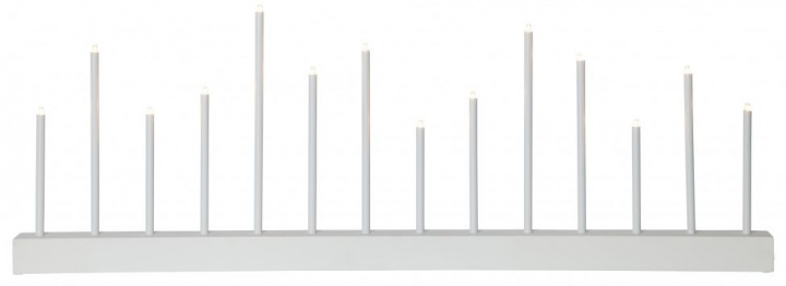 Adventskandelaar \'Echo\' - Wit in de groep Verlichting / Lampen / Kerstverlichting bij Reforma (644-11)