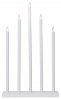 Adventskandelaar \'Holy\' 5 Lampen - Wit