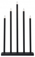 Adventskandelaar \'Holy\' 5 Lampen - Zwart