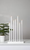 Adventskandelaar \'Holy\' 7 Lampen - Wit