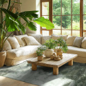 Vloerkleed \'Aranga Super Soft Fur\' 240x340cm - Groen