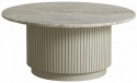 Salontafel \'Erie\' Rond 75cm - Wit Marmer