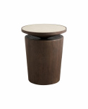Bijzettafel \'Kwando\' - Natuur/Travertin
