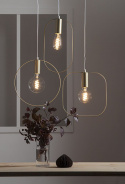 Hangende decoratie \'Form\' - Goud/Wit