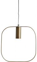 Hangende decoratie \'Form\' - Goud/Wit
